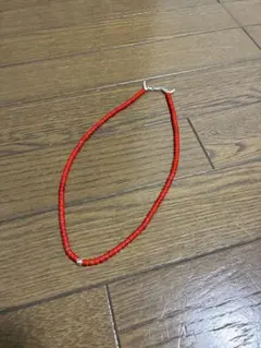 ホワイトハーツ　ホワイトハート　ハンドメイド　ビーズネックレス