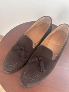 REGAL タッセルローファー ダークブラウン スェード