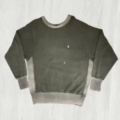 【超希少】USA製 Reverse Weave ツートン ブラック 黒 90s