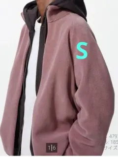 【新品未使用】フリースジャケット ユニクロ パープル S