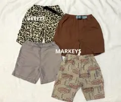 キッズ　ハーフパンツ 4点セット