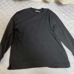 UNIQLO ユニクロ　エアリズムコットンボーダーTシャツ　L