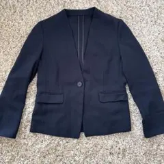 ROPÉ PICNIC ネイビーノーカラージャケット 36