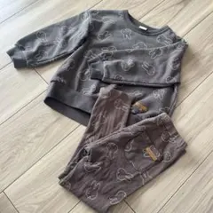 プティマイン ミッフィー　トレーナー　レギンス　110