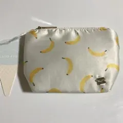 【新品未使用】GElATO PIQUE ジェラピケ ポーチ バナナ柄ポーチのサムネイル