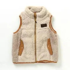 BREEZE 【ユニセックス】ファーフリースベスト　80cm