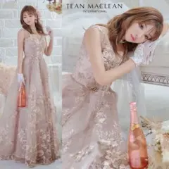 JEAN MACLEAN ジャンマクレーン フラワー刺繍ロングドレス sugar