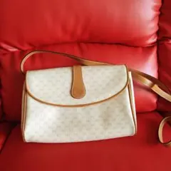 GUCCI オールドグッチ　ショルダーバック ベェージュ　クリーム　ブラウンのサムネイル