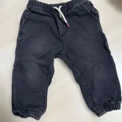 ZARA ダークグレー デニム風パンツ