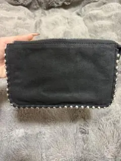 ZARA スタッズ　ショルダーバッグ 黒