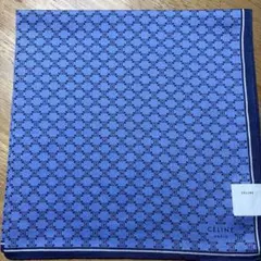 CELINE ロゴパターン シルクハンカチ