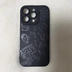 travis scott トラヴィススコット iPhoneケース　ブラックB