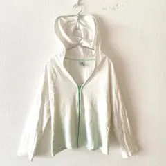 ☆【アディダス】ジップアップパーカー グラデーション フーディー ロゴ有 L