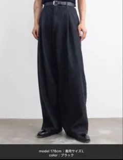 【SINSS】Wide balloon denim / ワイドバルーンデニム