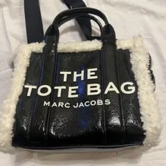 値下げ_新品_MARC JACOBS THE TOTE BAG ファー付バッグ