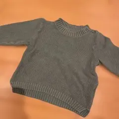 H &M 80センチ　クルーネックニット　綿100%