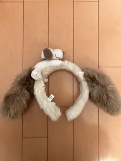 ユニバ　スヌーピー　ぬいぐるみ付きカチューシャ　USJ