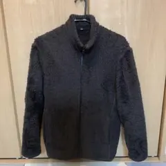 UNIQLO Sサイズ　フリースジャケット ダークブラウン　ユニクロ