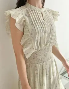 希少！ 新品 Sustainableフリルワンピース 00 SNIDEL ミント