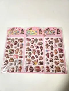 ラブブ3D夜光シール