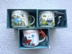 【未使用】スターバックス ディズニーワールドWDW マグカップ3個セット
