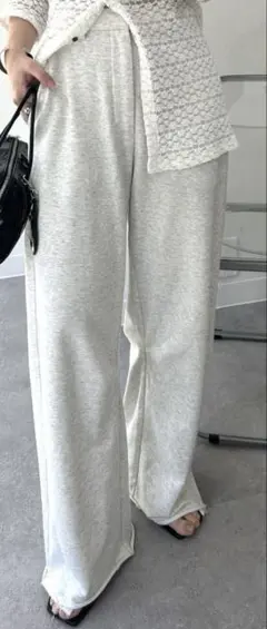 お値下げ終了☆mystic（ミスティック） カーブスウェットパンツ　ライトグレー