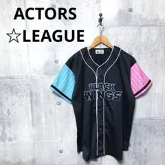 ACTORS☆LEAGUE BLACK WINGS ユニフォーム 野球 ブラック