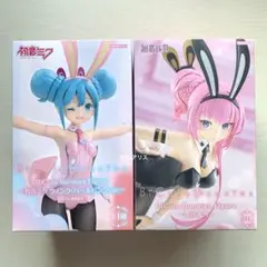 【未開封】初音ミク 巡音ルカ バニー ウィンク・パールピンク