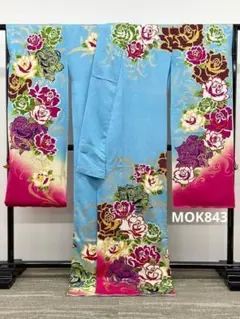 振袖 豪華 銀通し 刺繍 金彩 紋意匠 身丈161cm 撥水加工済 MO2882 