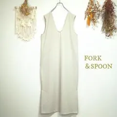 フォークアンドスプーンFORK＆SPOONカットツイル2WAYジャンパースカート