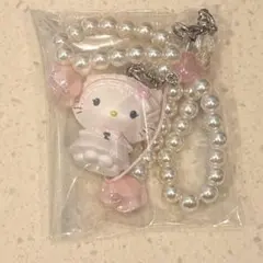 サンリオ ホワイトフリルデザイン ストラップ チャーミーキティ
