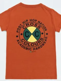 CROSS COLOURS 長袖Tシャツ オレンジ