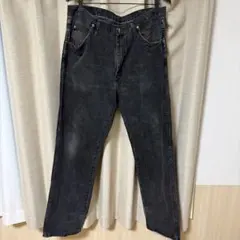 ラングラー　ブラックデニム　W 36 L 32 古着