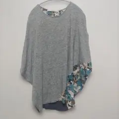 FRAMES Ray Cassin グレー チュニック 花柄 フリーサイズのサムネイル