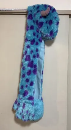 ディズニー　モンスターズインク　サリー　マフラー　キャップ　手袋
