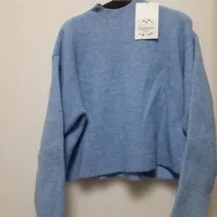 hareiro 水色 ニットセーター Lサイズ