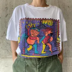 90s Tシャツ USA ベニスビーチ スーベニア イラスト 古着 ビンテージ