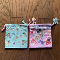 グルート イッツアスモールワールド 巾着 2枚セット