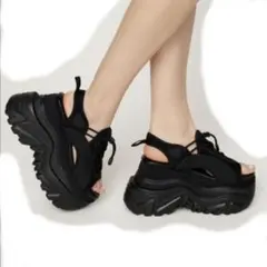 SLY CHUNKY TECH SNEAKER スポサン 厚底 黒 Lのサムネイル