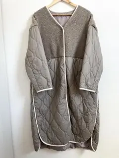 【LUPILIEN】ボアキルティングロングジャケット
