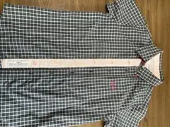 トミーフィルフィガー　半袖チェックシャツ M