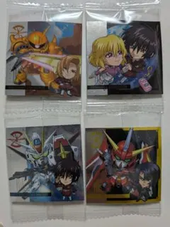 にふぉるめーしょんガンダムシールウエハースvol.5 MG5-18〜21