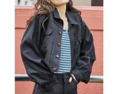 【未使用】jouetieWrangler コラボ　ジャケット黒