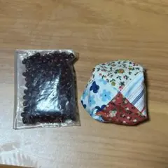手作りお手玉キット 小豆＆コーヒー豆入り ハンドメイドのサムネイル