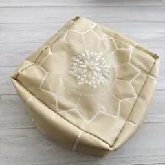 モロッコ製★ハンドメイドプフカバー×2個 モロッコ製☆ハンドメイドプフカバー×2個 モロッコ製