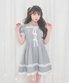 Honey Cinnamon チョーカーネックワンピース ブラック