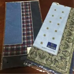 未使用品  男性 紳士用 ハンカチ 2枚セット