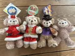 ディズニー　ダッフィー&シェリーメイ4体セット