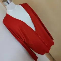 SLY STANDARD♡レッド/ゆるカーデ