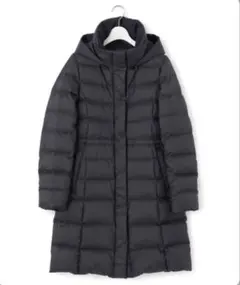 23区今季新品【洗える/撥水加工】シレータフタ ロング ダウンコート38